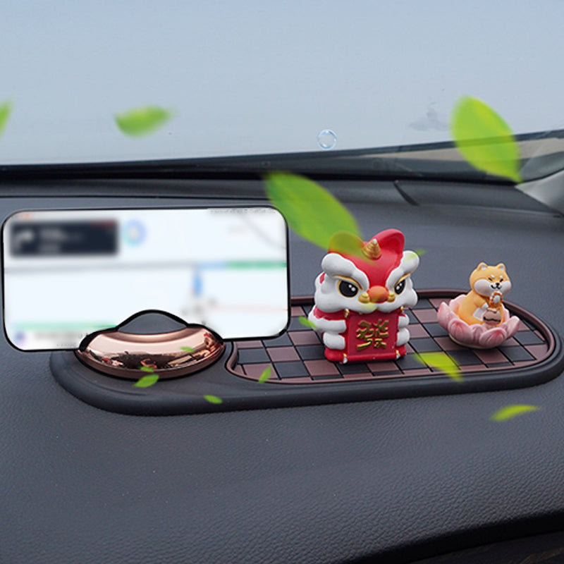 🚗 Nyhet 2026 – 60 % rabatt! 📱 4-i-1-mobilhållare för bilen – Passar alla bilmodeller, kan tas bort med en hand 🔧