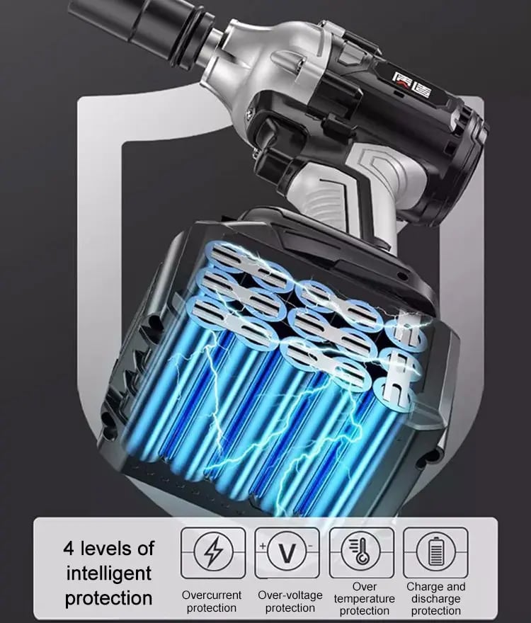 🧰🔧 50% RABATT! | Borstlös 20V Slagskruvdragare – 350Nm, 2x5,0Ah Batterier & 6-stegs Moment!