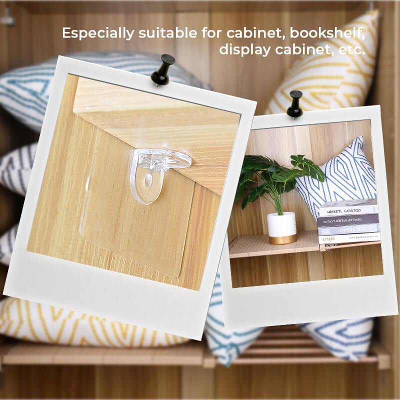 🧺 50% RABATT! 🏠 Garderobshylla Väggfäste (16 st) – Stabilt, enkelt att montera & mångsidigt – Perfekt för kläder, väskor & accessoarer i garderoben ✨