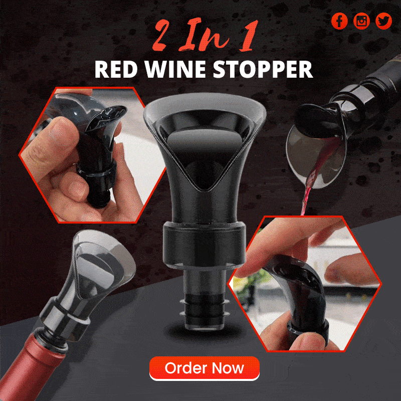 🍷 50 % RABATT NU! 🧪 2-i-1 vinkonserverare – vakuumpump och förseglare, bevarar färskhet och arom ✨