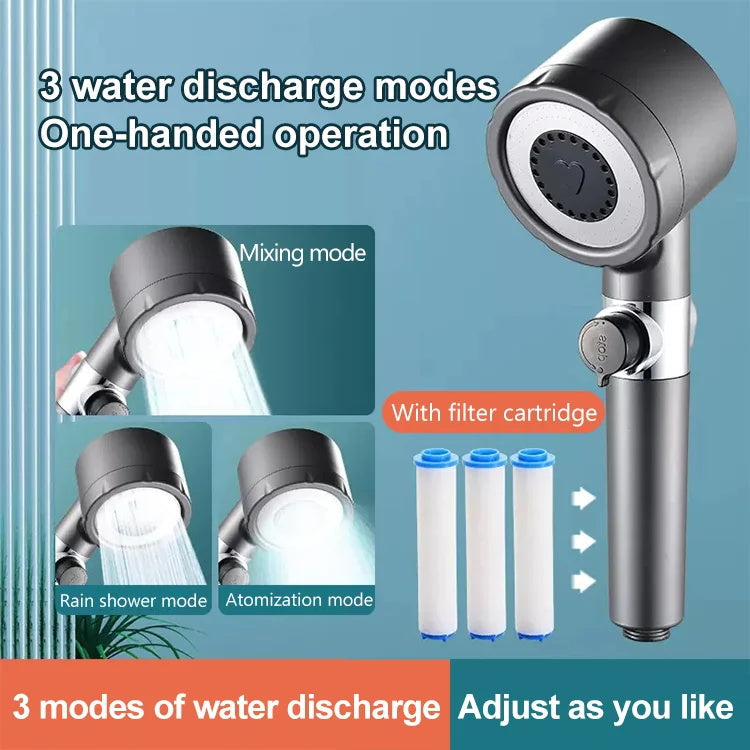 🚿2026 Mega Sale - 60 % RABATT✨ Multifunktionellt duschhuvud - Massage & hudvård, 5 avslappningslägen, enkel installation 🛁📦