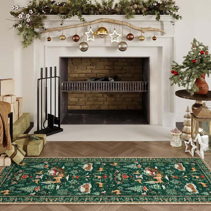 🎄🎁Mjuk, halkfri juldekorationsmatta för hemmet✨