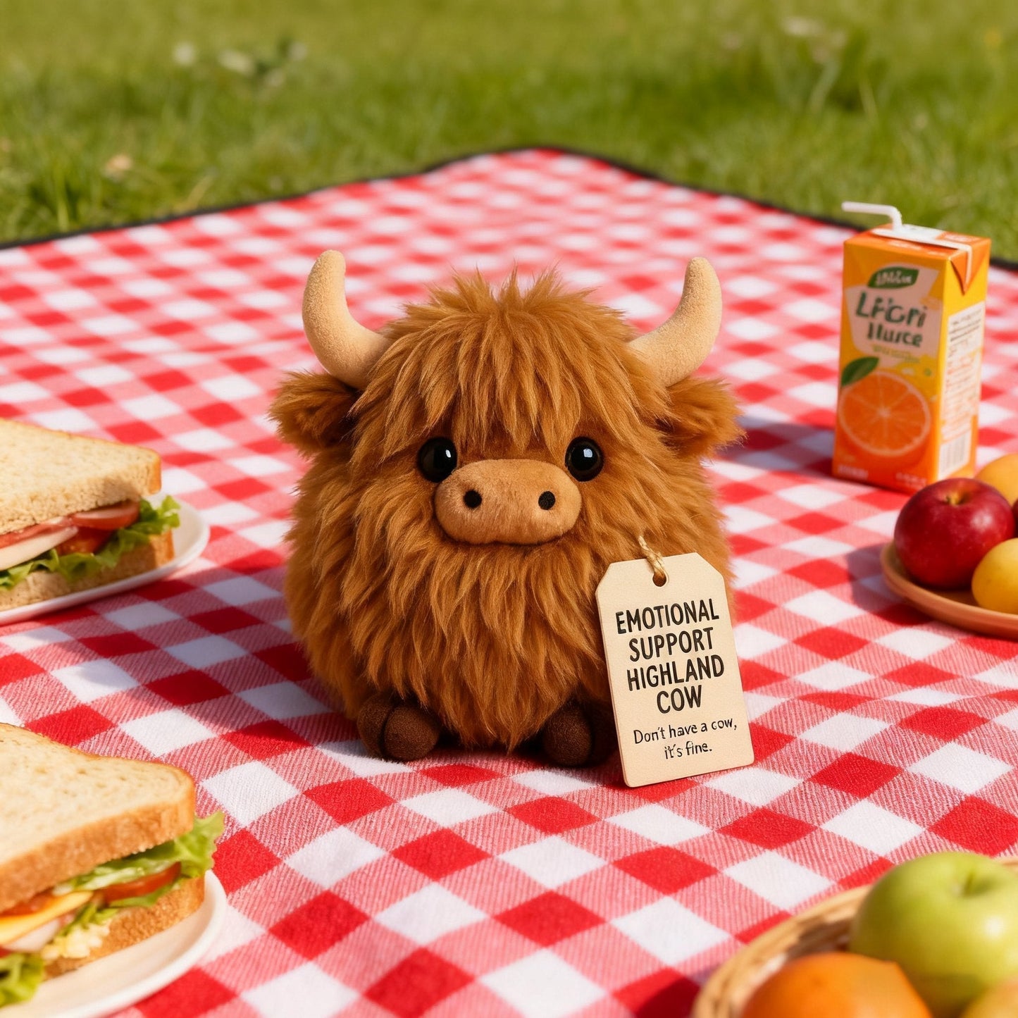 🎅Julförförsäljning 50 % RABATT🎁Emotionellt stöd Highland Cow Plush🎉