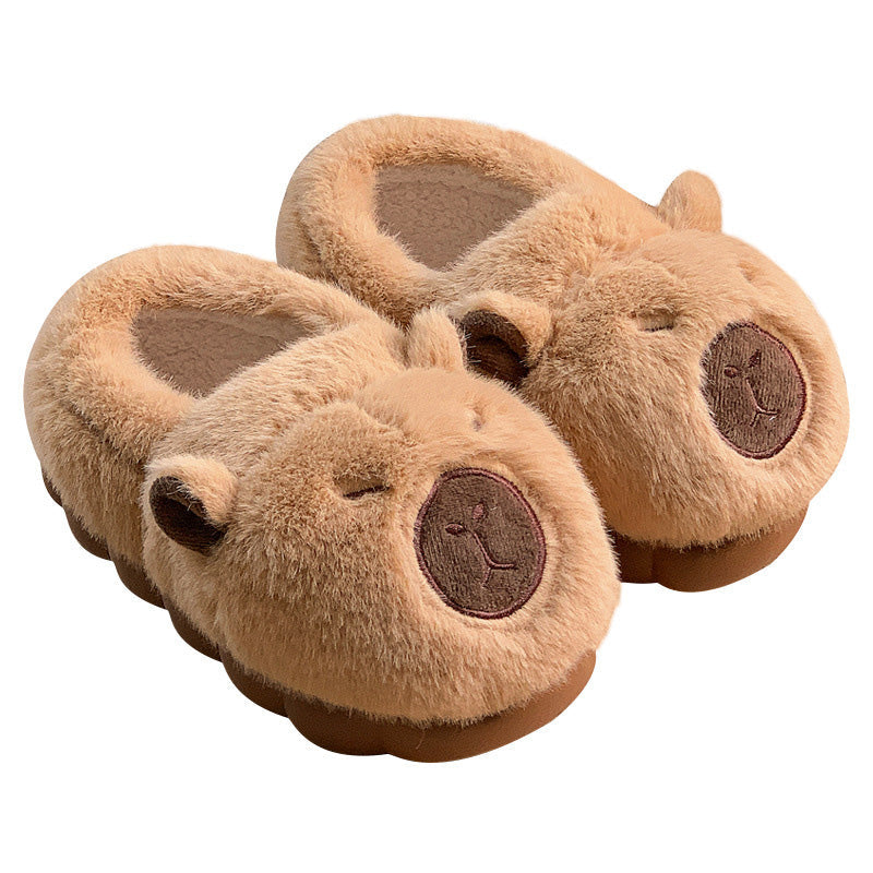 🎁HET REA 50 % RABATT🎁—🐾Varma, halkfria capybara-tofflor för inomhusbruk