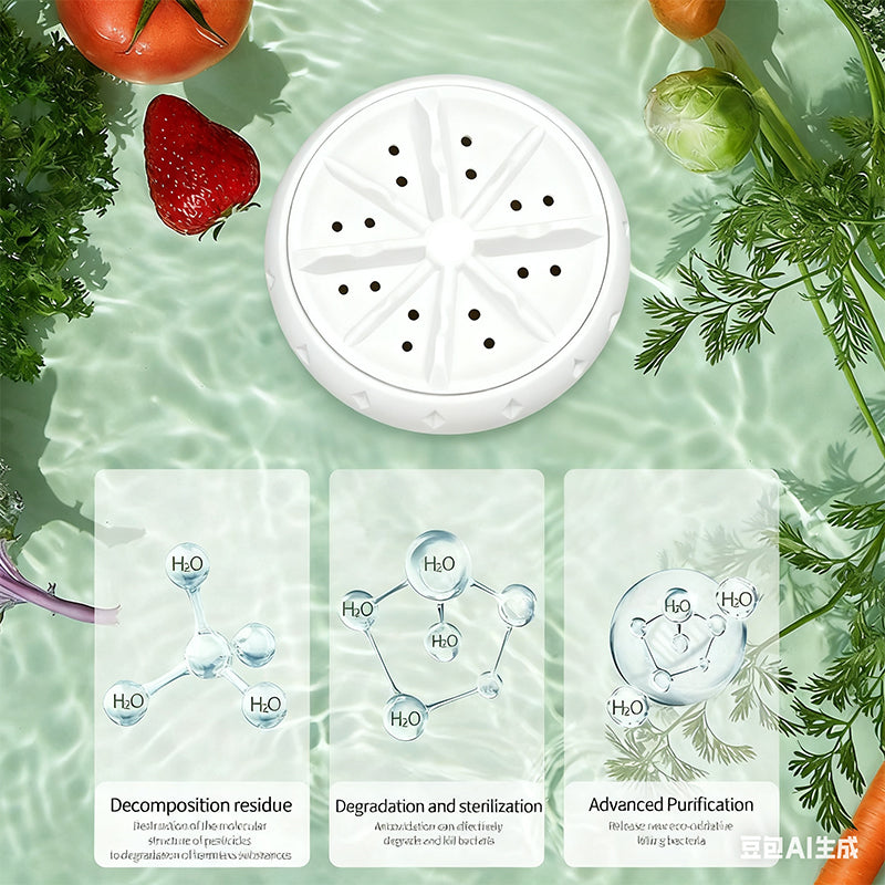 🔥50 % rabatt🍉🥬 Effektiva bärbara frukt- och grönsaksdiskmaskiner💦Se till att maten är ren