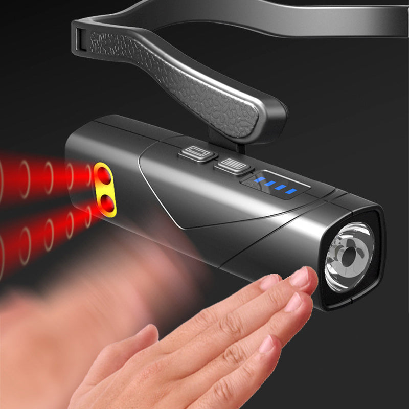 💡 50% REA NU! 🔥 Lätt LED-Öronlampa - Uppladdningsbar & Hands-free, Perfekt för Löpning och Nattaktiviteter ✨