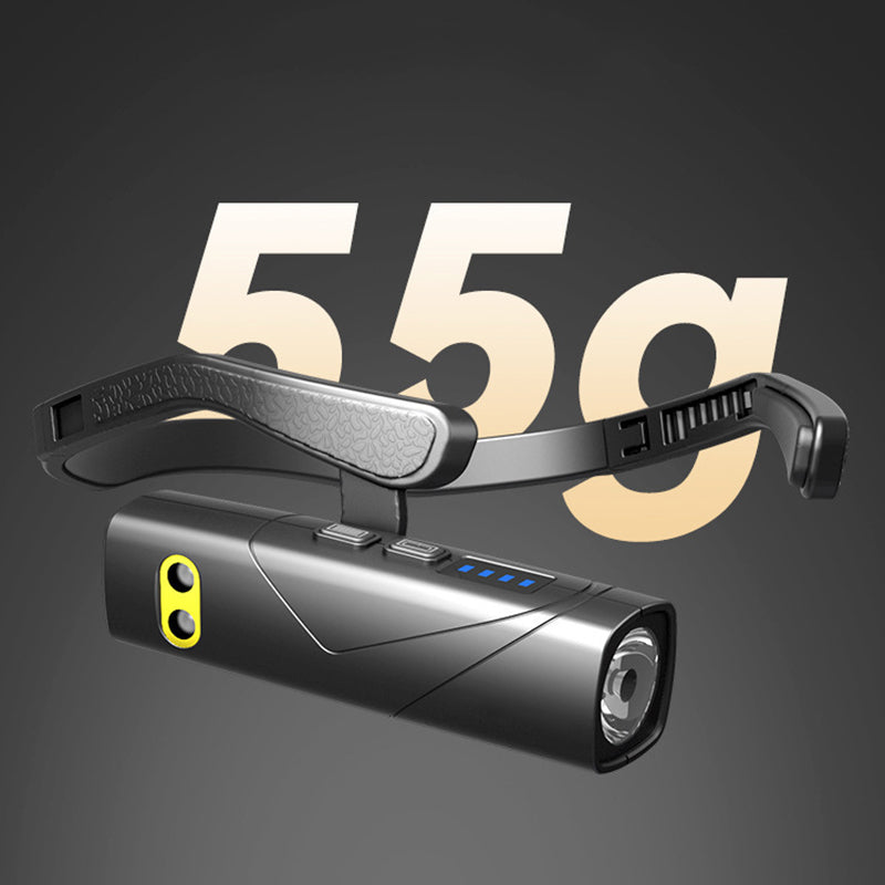 💡 50% REA NU! 🔥 Lätt LED-Öronlampa - Uppladdningsbar & Hands-free, Perfekt för Löpning och Nattaktiviteter ✨