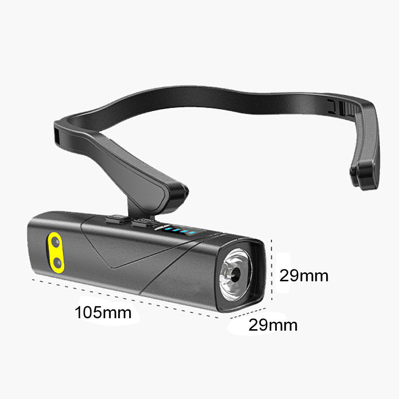 💡 50% REA NU! 🔥 Lätt LED-Öronlampa - Uppladdningsbar & Hands-free, Perfekt för Löpning och Nattaktiviteter ✨