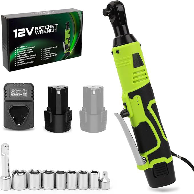 🔧 50% RABATT! ⚡ Sats med trådlösa elektriska spärrnycklar – Kraftfull, laddningsbar & perfekt för bilreparation, möbler & DIY – tidsbesparande och mångsidig 🚗