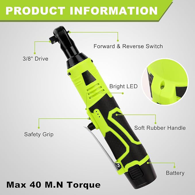 🔧 50% RABATT! ⚡ Sats med trådlösa elektriska spärrnycklar – Kraftfull, laddningsbar & perfekt för bilreparation, möbler & DIY – tidsbesparande och mångsidig 🚗