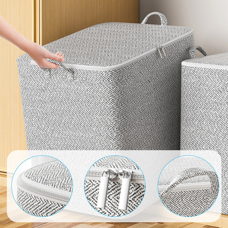 🔔 50 % RABATT🔥Extra stor förvaringslåda med lock – mångsidig för kläder, filtar och sängkläder🛌
