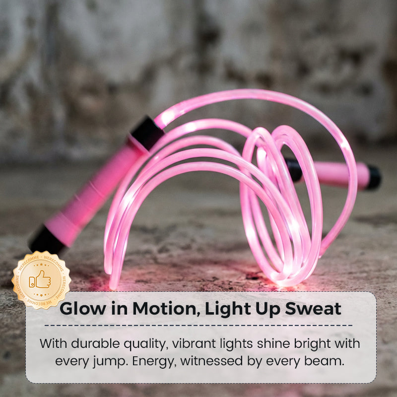 📢📢Köp 1 få 1 gratis🪀Hopprep för barn med färgglada LED-lampor✨