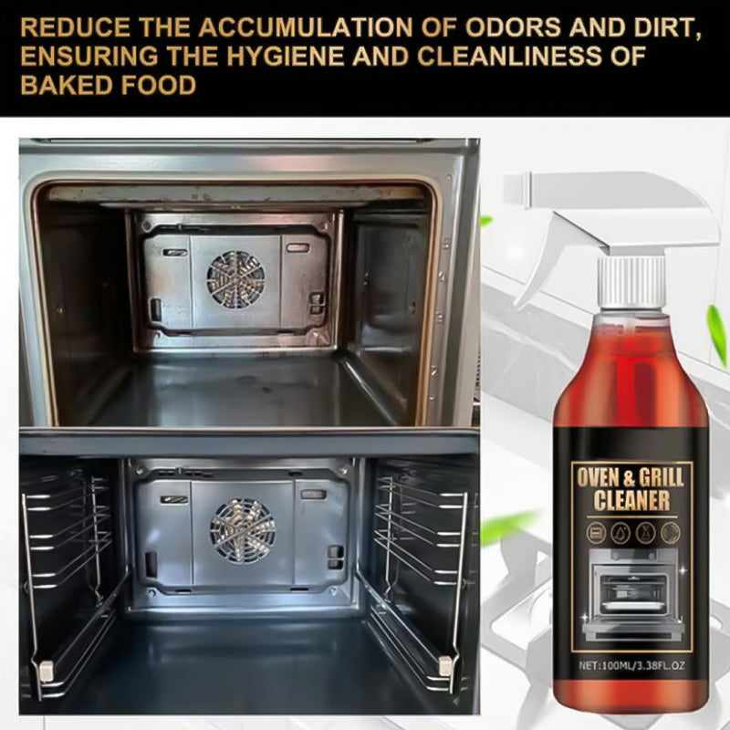 ✨🧼 KÖP 2, FÅ 1 GRATIS! 🔥 Ugns- och grillrengöringsmedel – Löser upp fastbränt fett, neutraliserar lukter och utan skrubbning ✨
