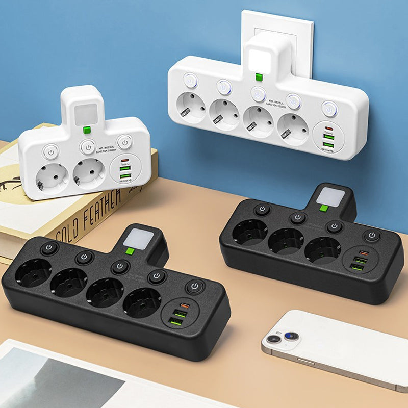 🔌2026 SPECIALERBJUDANDE - 60% RABATT⚡Smart grenuttag med USB-portar