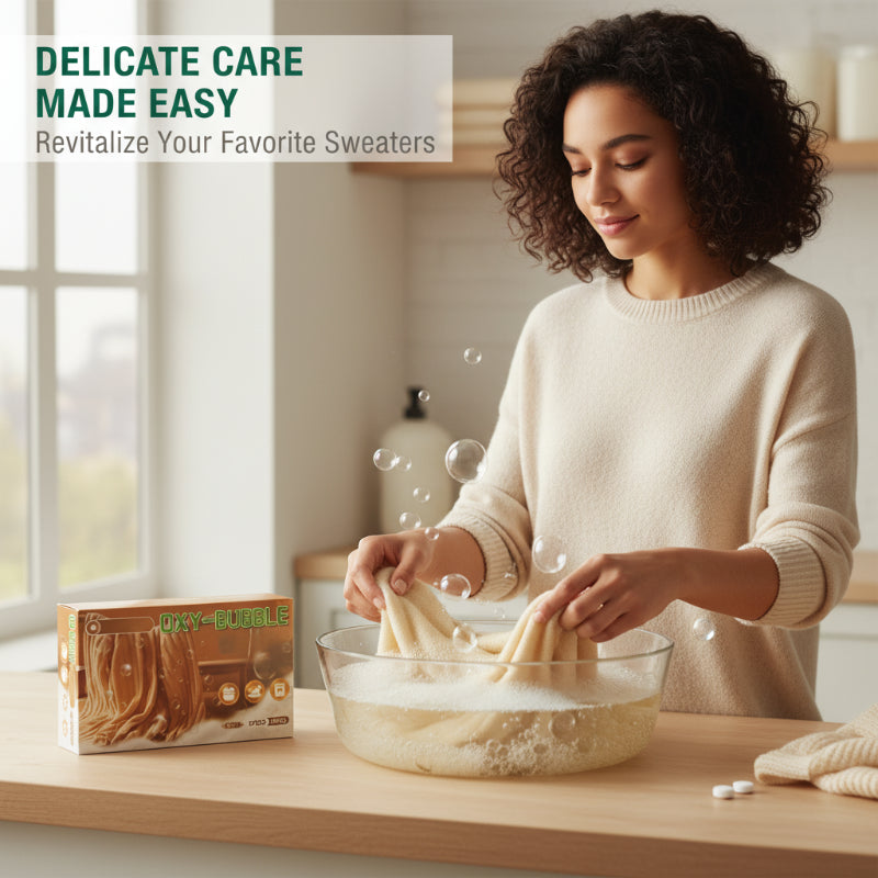 🧶 60% RABATT NU! ⚗️ Sweater Revive Tablets – Krymper inte, återställer mjukhet och är säkra för färger 🧺