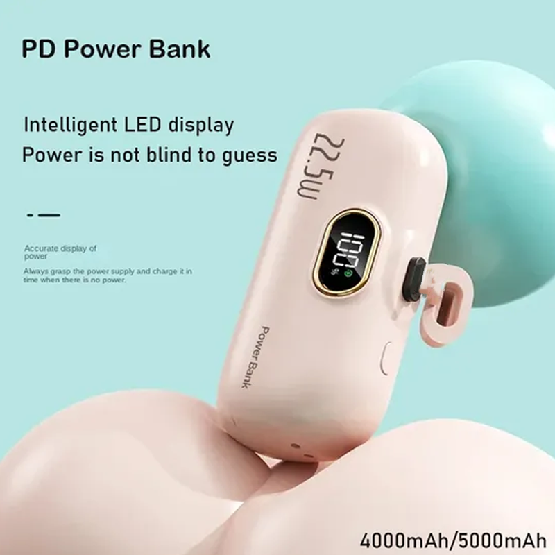 🔥🔋 50 % RABATT NU! ✨ 5000 mAh mini bärbar powerbank – snabb laddning, ultrakompakt och perfekt för resor 📱