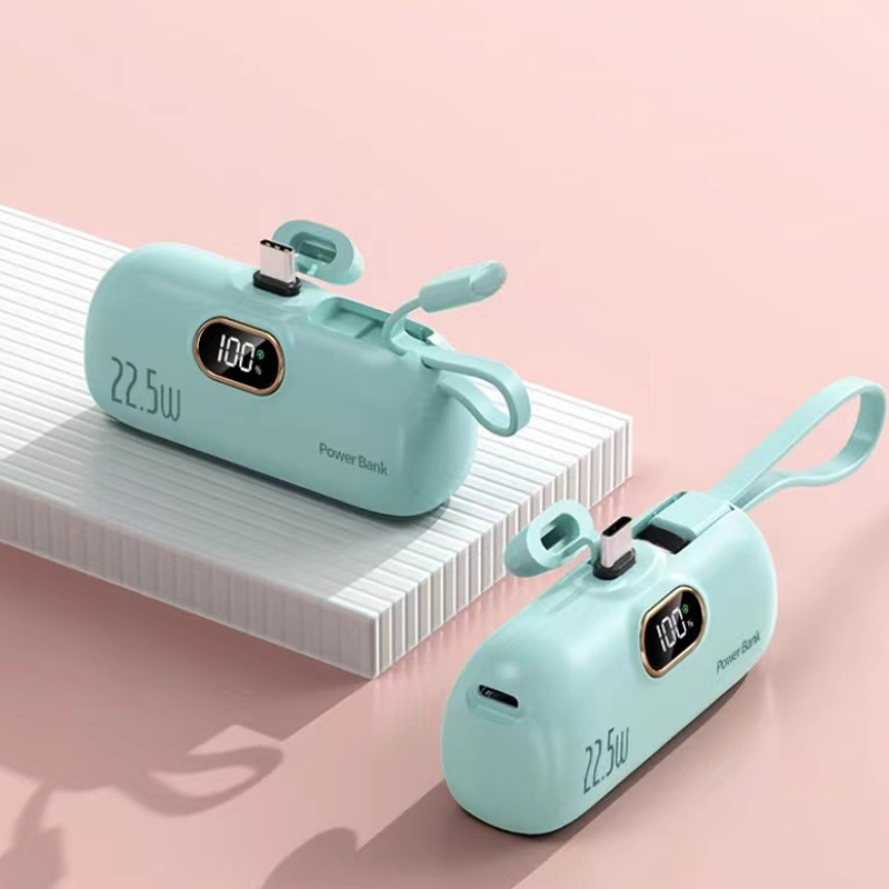 🔥🔋 50 % RABATT NU! ✨ 5000 mAh mini bärbar powerbank – snabb laddning, ultrakompakt och perfekt för resor 📱