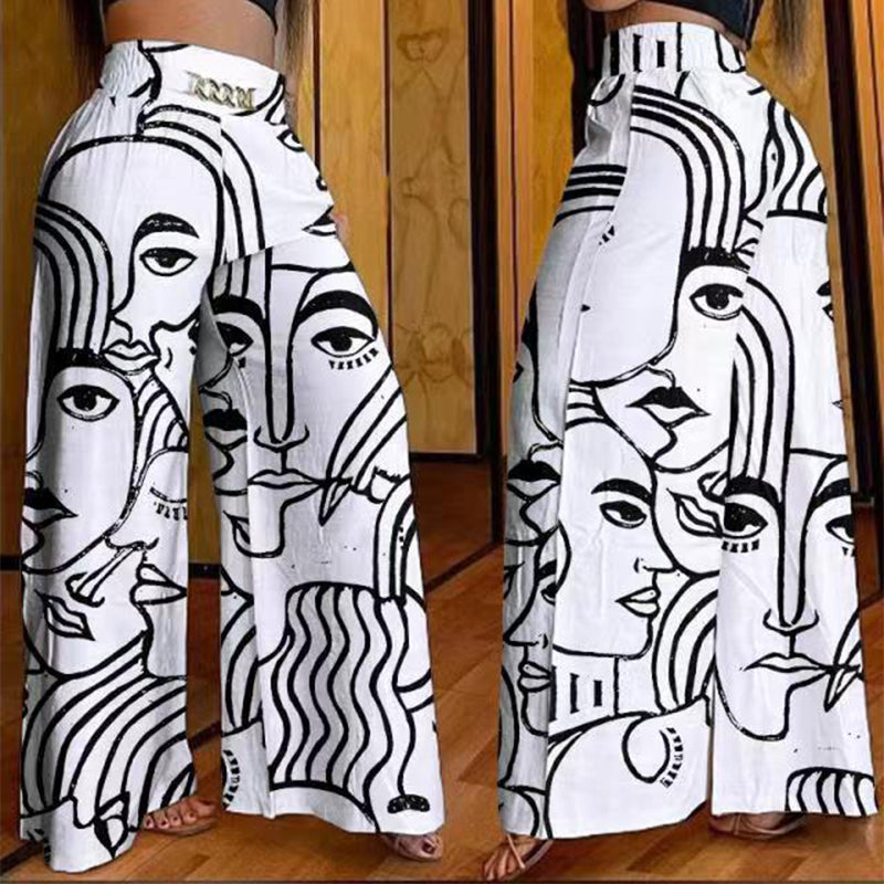 👖 60% RABATT! 💃 Dambyxor – Hög midja, vida ben, med skärp och mångsidig look ✨