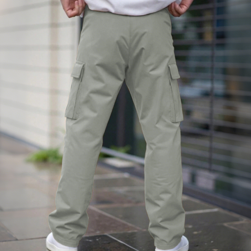👖💼 61 % rabatt ⚡ Klassiska cargobyxor med flera fickor för män – avslappnad passform, slitstarka och andningsbara, storlekar 50kg-120kg! 🌿🖤