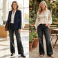 🎁Nya Tillskott 2026 – 👖55% Rabatt💥Retro Flare Jeans för Kvinnor med Fickor