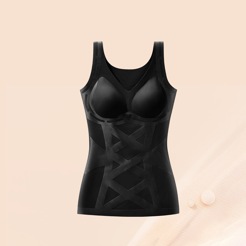 📢📢🔥54 % RABATT !! ✨Sömlös kroppsformande camisole med inbyggd behå
