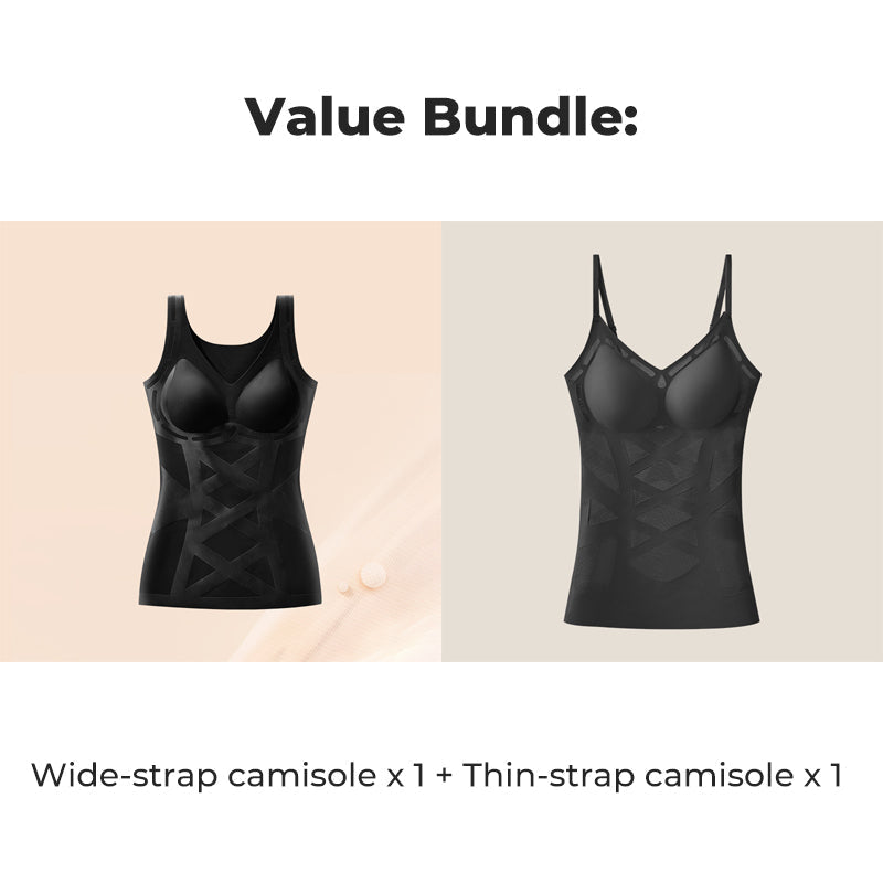 📢📢🔥54 % RABATT !! ✨Sömlös kroppsformande camisole med inbyggd behå