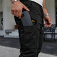 👖 50% RABATT NU!🛠️ Herr Arbetsbyxor Cargo Sweatpants – Taperade Joggers & Dragsko – Multi-Ficka Streetwear 🔥