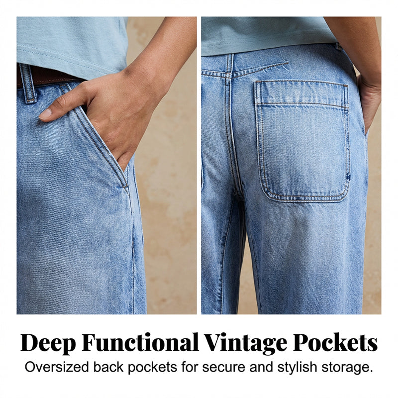 🌟 Dam high waist vida jeansshorts – Benlängande & vintage tvätt – Casual croppade byxor – perfekta för sommar, strand eller en ledig dag 👒