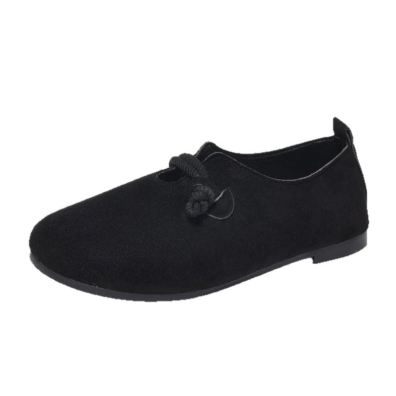 🥿 50% RABATT NU! 🎀 Bekväma Slip-On Fuskmockasiner – Lätta Att Ta På, Rund Tå & Tidlösa Färger 💫