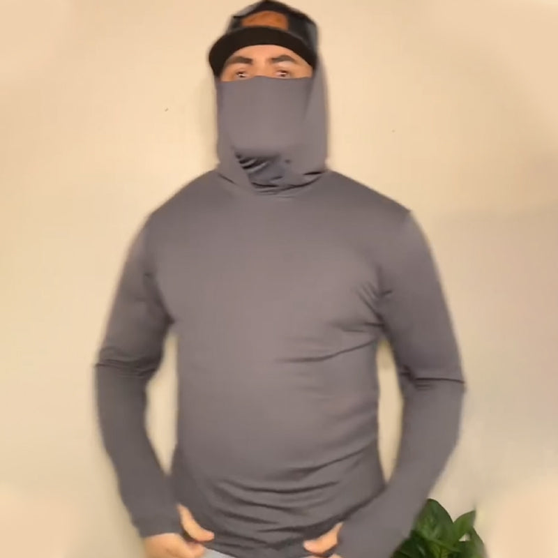 🏃 50% RABATT NU! ☀️ Herr Lättvikt Snabbtorkande UV-Skydd Hoodie – Andningsbar & Perfekt För Utomhusaktiviteter 🏕️