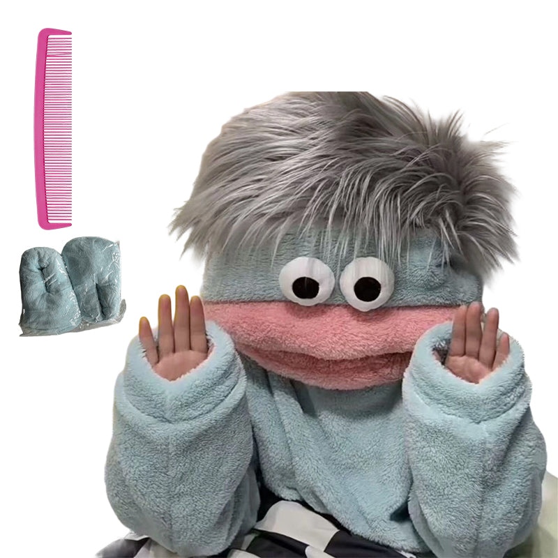 🔥50% RABATT! 🔥Elegans behöver inga ord 🐟Mjuk pyjamas i korallfleece med figurer🧸