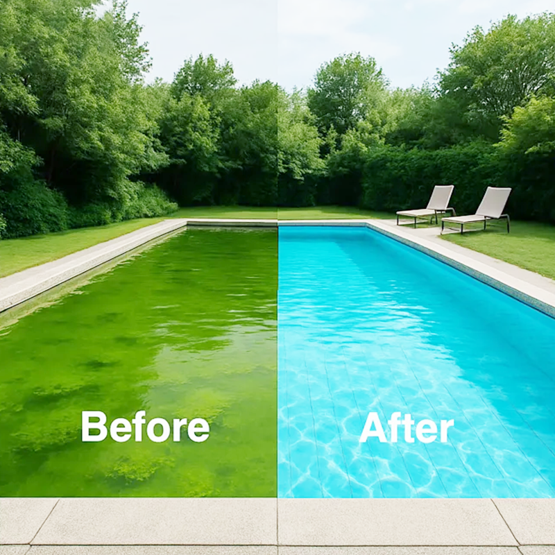 💧🌊 pH-neutralt sköljmedel – adjö till grönt vatten! ✨🚀 Enkel dosering, ingen klorlukt. För en naturligt ren badupplevelse och mindre rengöringsansträngning.