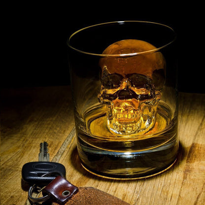 ✨ Köp 1 få 1 GRATIS🎁💀  🧊 DIY Silikonform Dödskalle Isbitar – Livsmedelsgodkänd, Långsamt Smältande & Perfekt För Whiskey, Cocktails & Halloweenfester 🎃