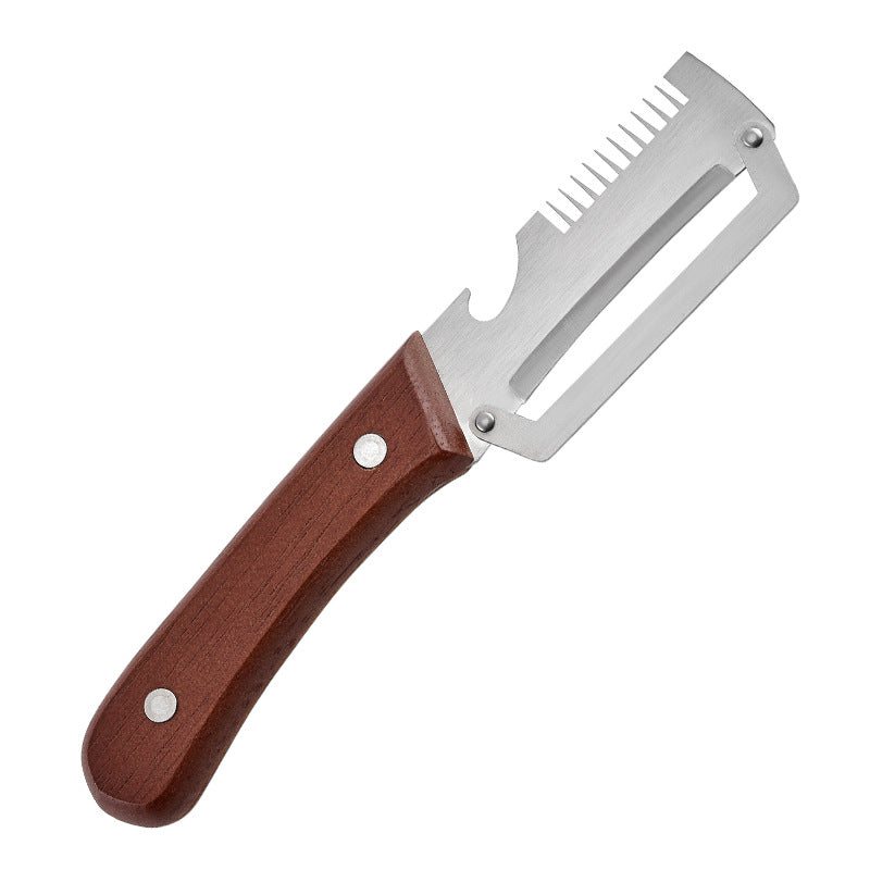 🔪🍎3-i-1-köksverktyg för strimlare och skalare av salladslök
