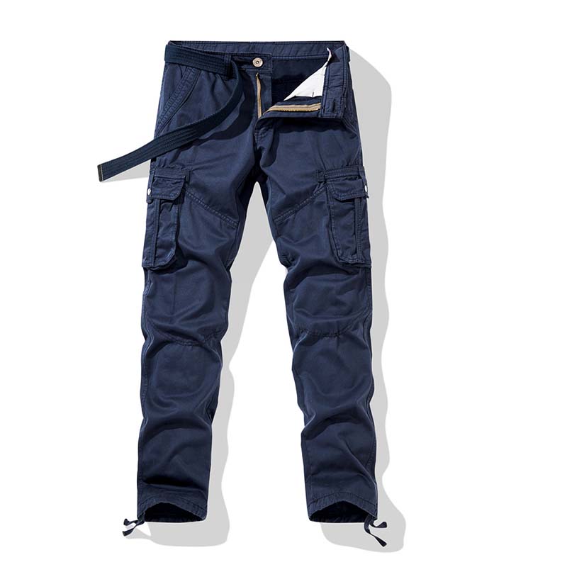 👖 50% RABATT NU! 🔧 Herr Klassiska Taktiska Cargobyxor – Multi-Ficka, Hållbar Bomullsblandning & Justerbara Muddar – Perfekt För Utomhus- & Vardagsbruk ✨