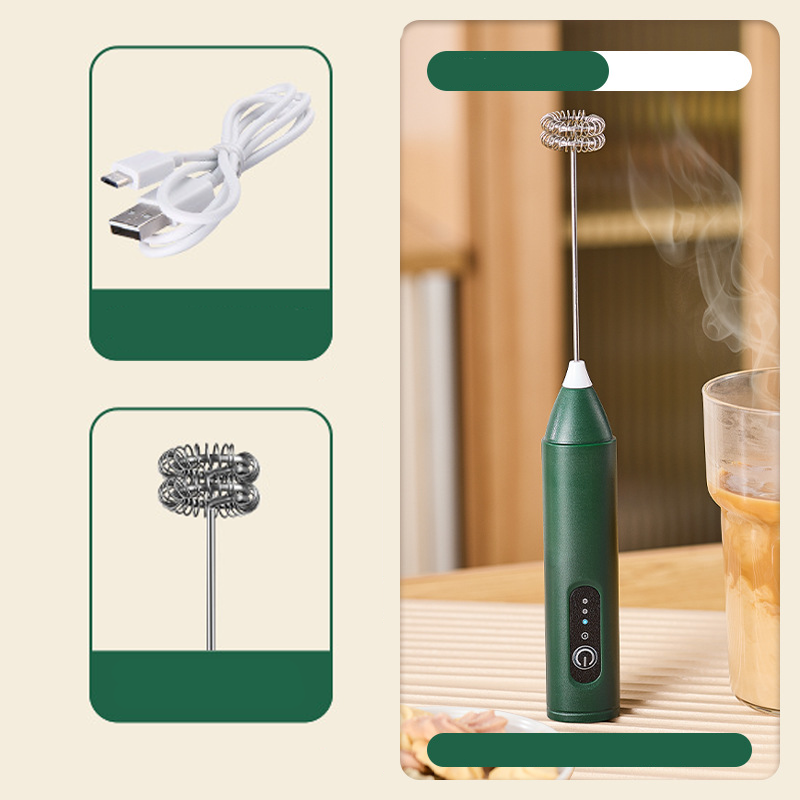 🥤 50% RABATT NU! ⚡ Elektrisk Drinkskummixare – 3 Hastigheter & USB-Återuppladdningsbar ☕