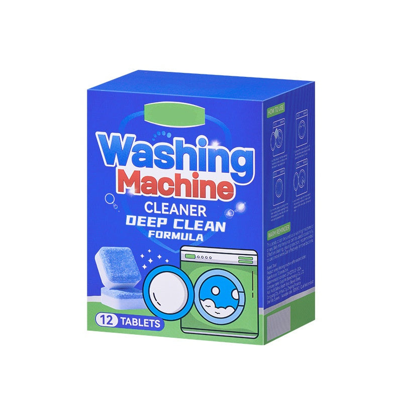 🧼 50% RABATT! 🌀 Tvättmaskinsrengöringstabletter – Djuprengör, Avlägsnar Lukt & Förlänger Maskinens Livslängd För En Fräschare Tvätt 🏠