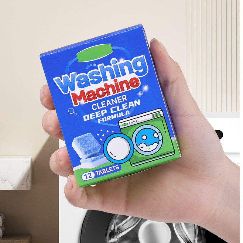 🧼 50% RABATT! 🌀 Tvättmaskinsrengöringstabletter – Djuprengör, Avlägsnar Lukt & Förlänger Maskinens Livslängd För En Fräschare Tvätt 🏠