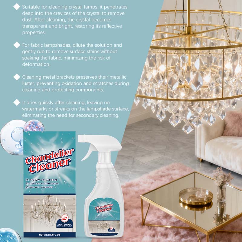 💡50 % RABATT🧼 Rengöringsspray för belysningsarmaturer | Effektiv fläckborttagning · Skonsam mot alla material och lämnar inga rester · Skyddar metall mot rost · Passar ljuskronor och dekorativa lampor