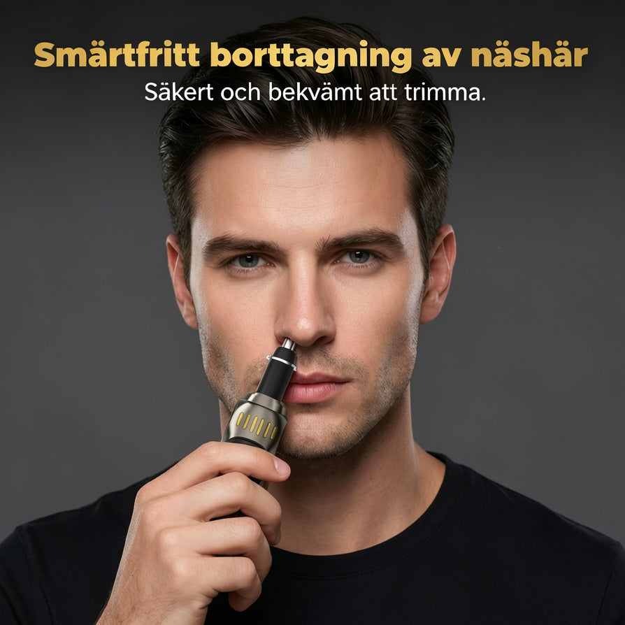 🌞50% RABATT!🧔Luxe 3-i-1 professionell vårdset för män - T-skärmaskin, folieklippare & näsborstrimmer - Med LED-display & USB-laddbar