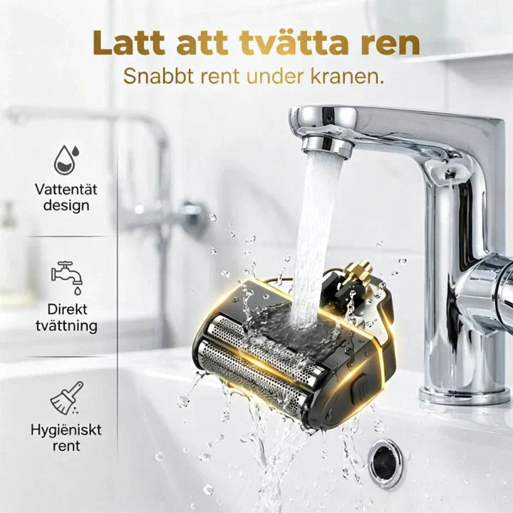 🌞50% RABATT!🧔Luxe 3-i-1 professionell vårdset för män - T-skärmaskin, folieklippare & näsborstrimmer - Med LED-display & USB-laddbar