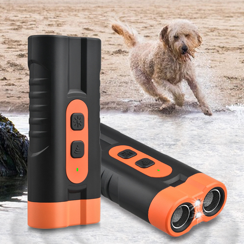 🔥50 % rabatt, enhet för att avskräcka hundar🐕 – bärbar, 🔦kraftfull LED-lampa för belysning, 🔊ultraljudsavskräckning.