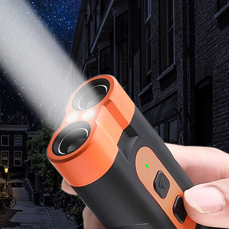 🔥50 % rabatt, enhet för att avskräcka hundar🐕 – bärbar, 🔦kraftfull LED-lampa för belysning, 🔊ultraljudsavskräckning.