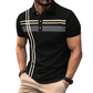 👔 50% RABATT NU!⛳ Herr Randig Pikéskjorta – Snabbtorkande & Andningsbar – Casual Business Golf Kortärm ✨