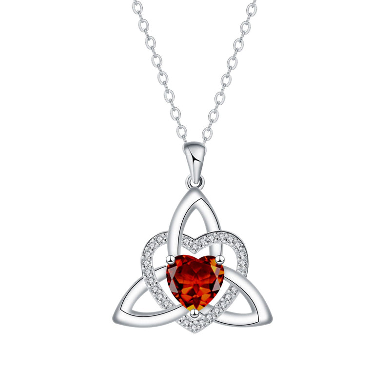 💎 50% RABATT! ⏳ Halsband med hjärtformad hänge i keltisk knutstil – Intrikat design, tidlös symbolik & perfekt som en meningsfull gåva för nära och kära ❤️