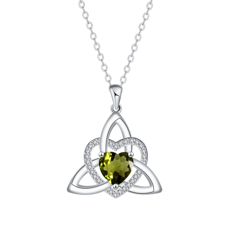 💎 50% RABATT! ⏳ Halsband med hjärtformad hänge i keltisk knutstil – Intrikat design, tidlös symbolik & perfekt som en meningsfull gåva för nära och kära ❤️