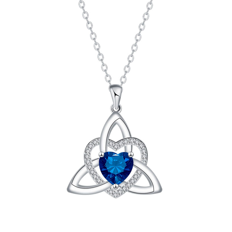 💎 50% RABATT! ⏳ Halsband med hjärtformad hänge i keltisk knutstil – Intrikat design, tidlös symbolik & perfekt som en meningsfull gåva för nära och kära ❤️