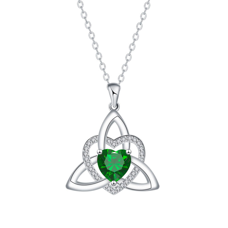 💎 50% RABATT! ⏳ Halsband med hjärtformad hänge i keltisk knutstil – Intrikat design, tidlös symbolik & perfekt som en meningsfull gåva för nära och kära ❤️