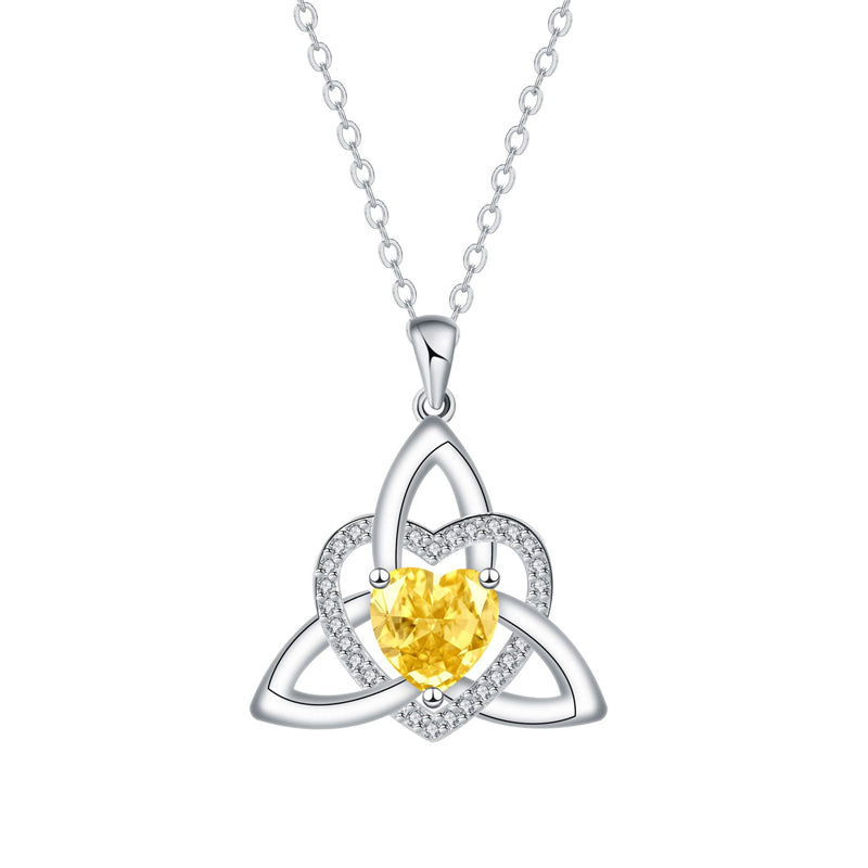 💎 50% RABATT! ⏳ Halsband med hjärtformad hänge i keltisk knutstil – Intrikat design, tidlös symbolik & perfekt som en meningsfull gåva för nära och kära ❤️