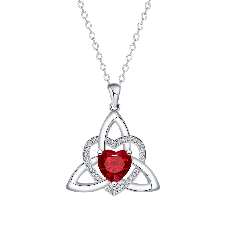 💎 50% RABATT! ⏳ Halsband med hjärtformad hänge i keltisk knutstil – Intrikat design, tidlös symbolik & perfekt som en meningsfull gåva för nära och kära ❤️